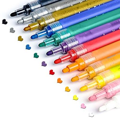 Acrylic-Paint-Pens-for-Rocks-Painting-Ceramic-Glass-Wood-Fabric-Canvas-Mugs-DIY-Craft-Making-Supplies-Scrapbooking-Craft-Card-Making-Acrylic-Paint-Marker-Pens-Set-of-12-Colors-0.jpg