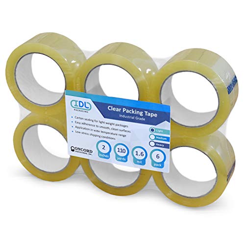 IDL-Packaging-Concord-Packing-Tape-2-x-16-mil-x-110-Yards-Clear-Pack-of-6-for-Storage-Office-Moving-and-Shipping-Excellent-Carton-Sealing-Tape-0.jpg