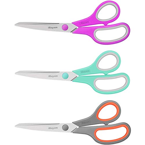 Scissors-iBayam-8-Multipurpose-Scissors-Bulk-Ultra-Sharp-Shears-Comfort-Grip-Sturdy-Scissors-for-Office-Home-School-Sewing-Fabric-Craft-Supplies-RightLeft-Handed-3-Pack-Mint-Grey-Pink-0.jpg