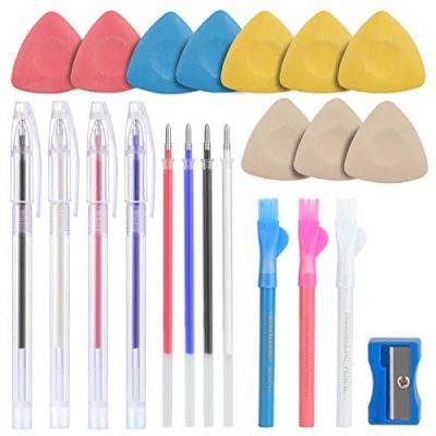 Tailors-ChalkSewing-Fabric-Chalk-and-Fabric-Markers-for-Quilting10PCS-Tailors-Chalk4PCS-Heat-Erasable-Fabric-Marking-Pens-with-4-Refills3-PCS-Sewing-Fabric-Pencils-0.jpg